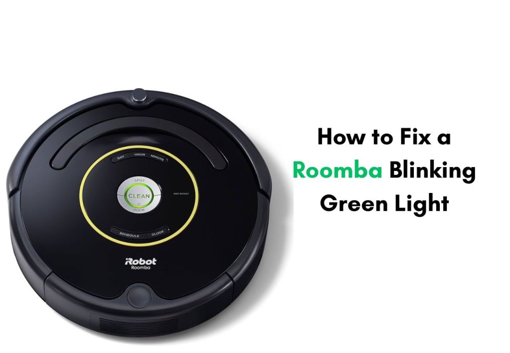 roomba blinking green light